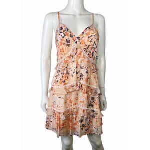 Ramy Brook Floral Print Ruffled Sundress With Adjustable Straps -LT100P